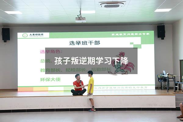 孩子叛逆期学习下降