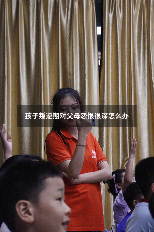 孩子叛逆期对父母怨恨很深怎么办