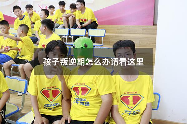 孩子叛逆期怎么办请看这里（13岁叛逆期的孩子怎么去引导）