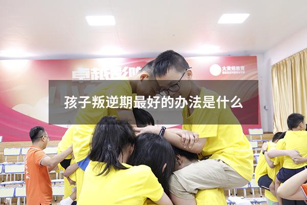 孩子叛逆期最好的办法是什么