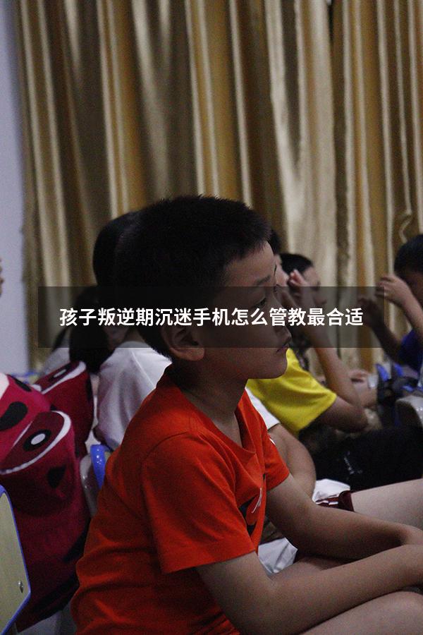 孩子叛逆期沉迷手机怎么管教最合适