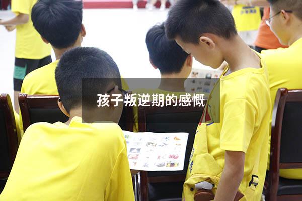 孩子叛逆期的感慨