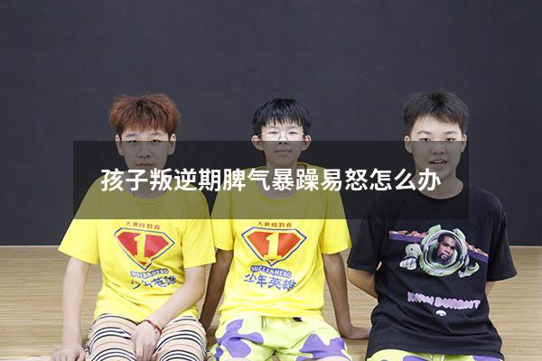 孩子叛逆期脾气暴躁易怒怎么办
