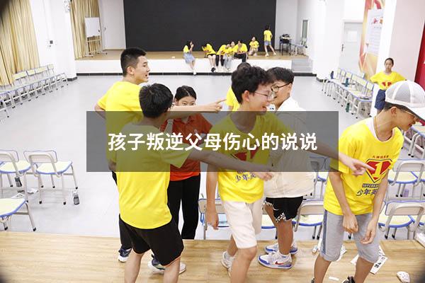 孩子叛逆父母伤心的说说