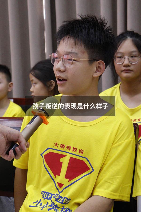 孩子叛逆的表现是什么样子