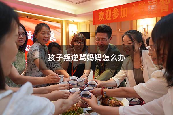 孩子叛逆骂妈妈怎么办