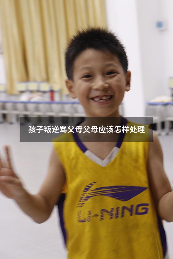 孩子叛逆骂父母父母应该怎样处理