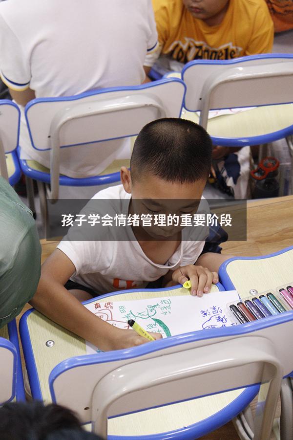 孩子学会情绪管理的重要阶段
