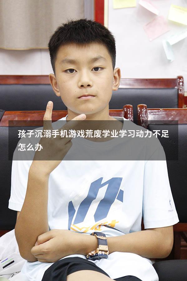 孩子沉溺手机游戏荒废学业学习动力不足怎么办