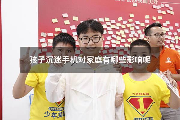 孩子沉迷手机对家庭有哪些影响呢