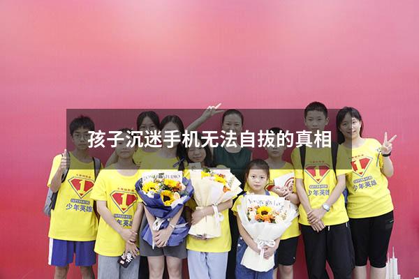 孩子沉迷手机无法自拔的真相