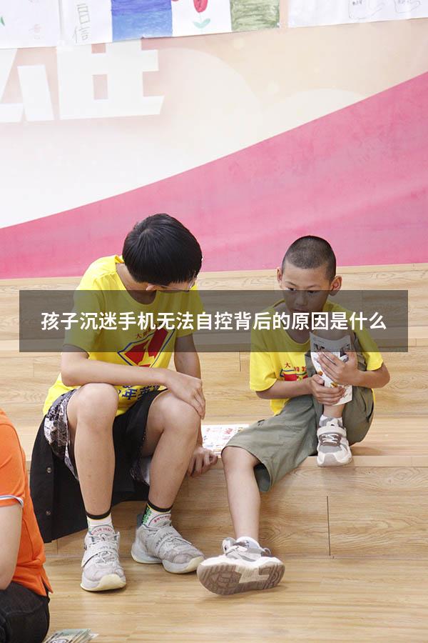 孩子沉迷手机无法自控背后的原因是什么