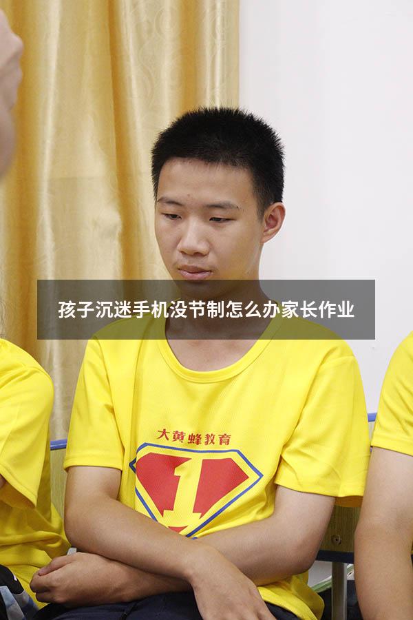 孩子沉迷手机没节制怎么办家长作业