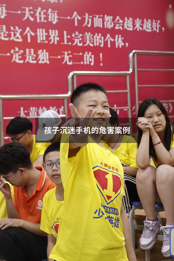 孩子沉迷手机的危害案例