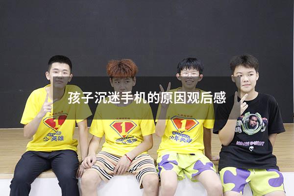 孩子沉迷手机的原因观后感