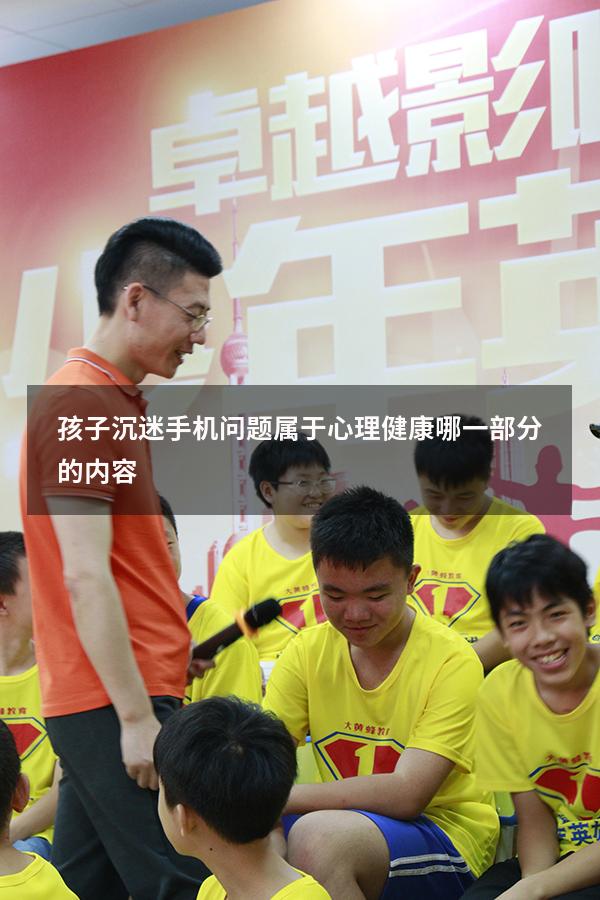 孩子沉迷手机问题属于心理健康哪一部分的内容