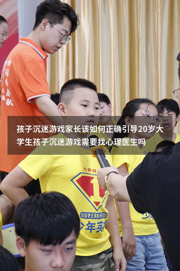 孩子沉迷游戏家长该如何正确引导20岁大学生（孩子沉迷游戏需要找心理医生吗）