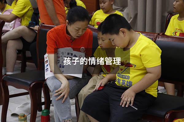 孩子的情绪管理