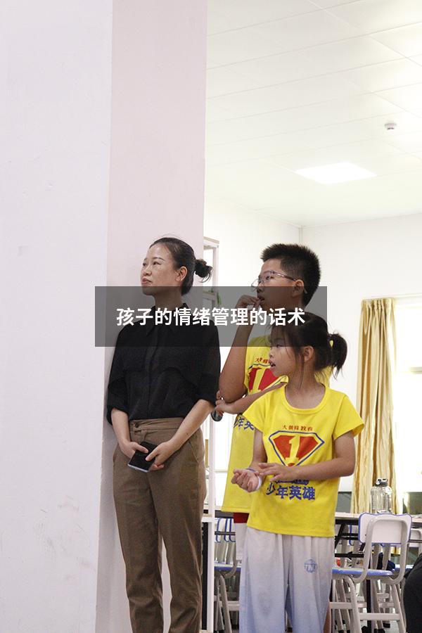 孩子的情绪管理的话术