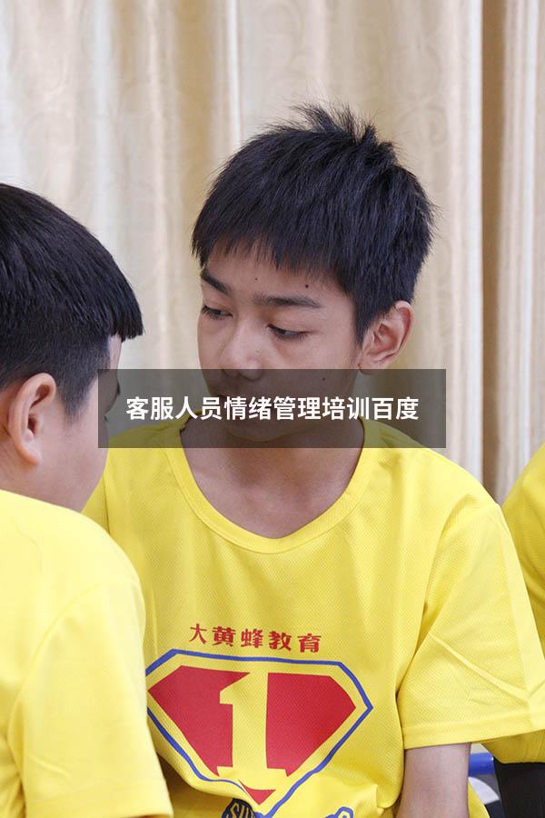 客服人员情绪管理培训百度