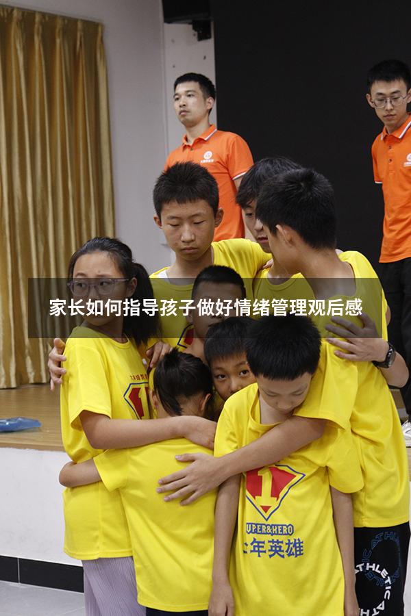 家长如何指导孩子做好情绪管理观后感