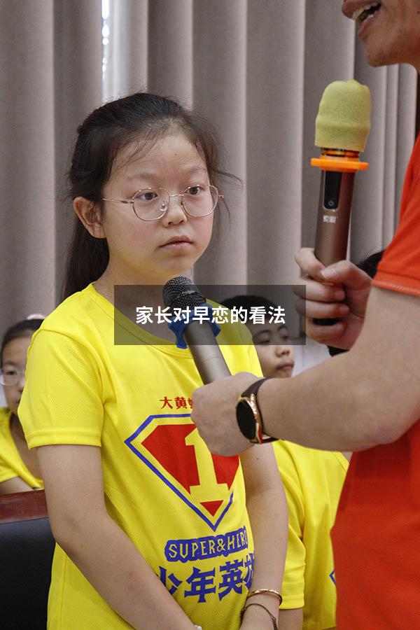 家长对早恋的看法