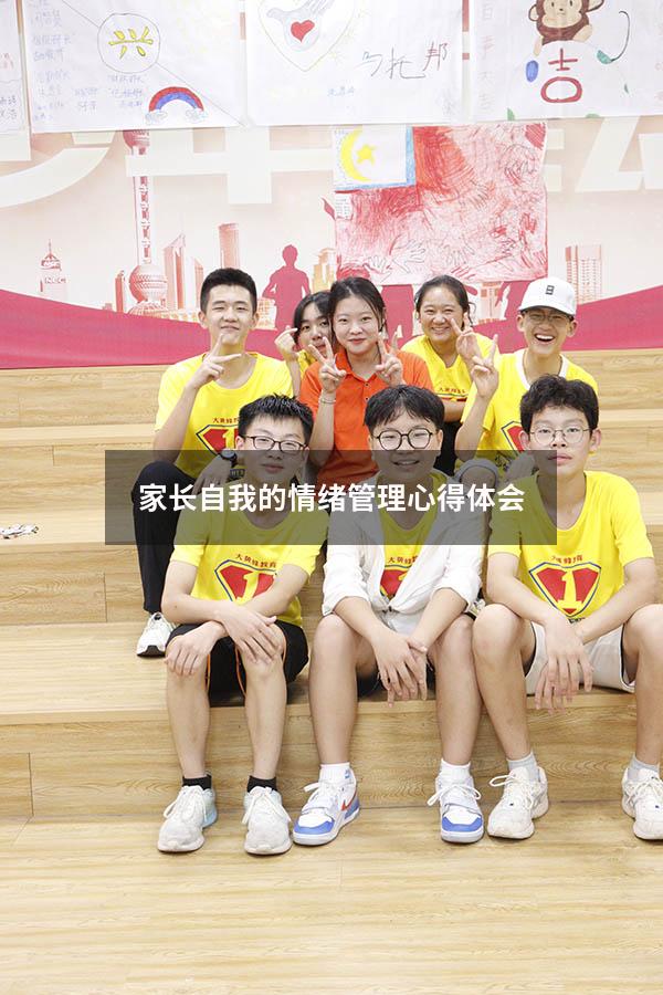 家长自我的情绪管理心得体会