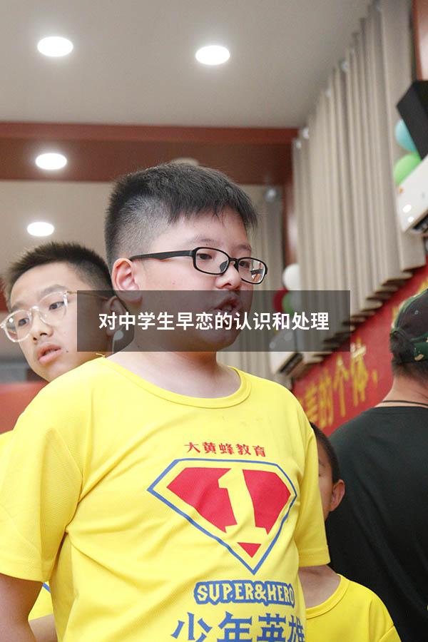 对中学生早恋的认识和处理