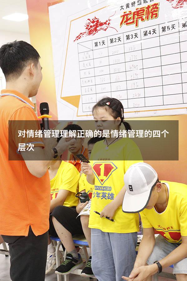 对情绪管理理解正确的是（情绪管理的四个层次）