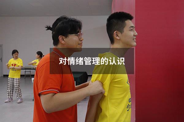 对情绪管理的认识