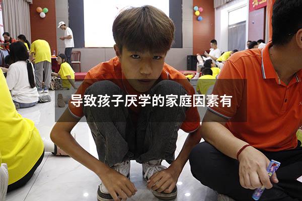 导致孩子厌学的家庭因素有