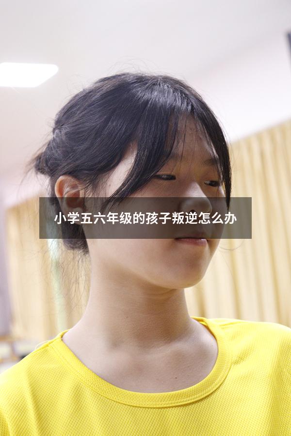 小学五六年级的孩子叛逆怎么办