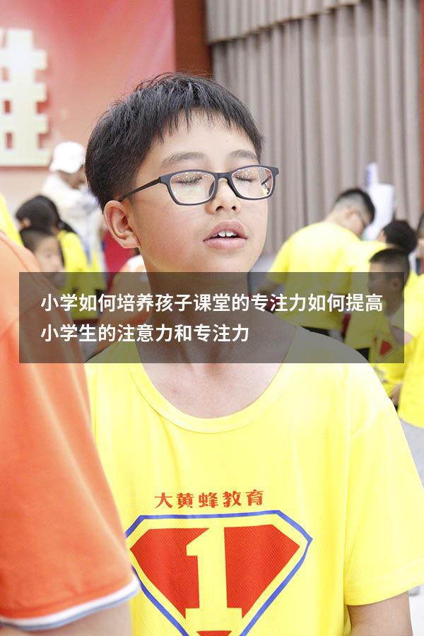 小学如何培养孩子课堂的专注力（如何提高小学生的注意力和专注力）
