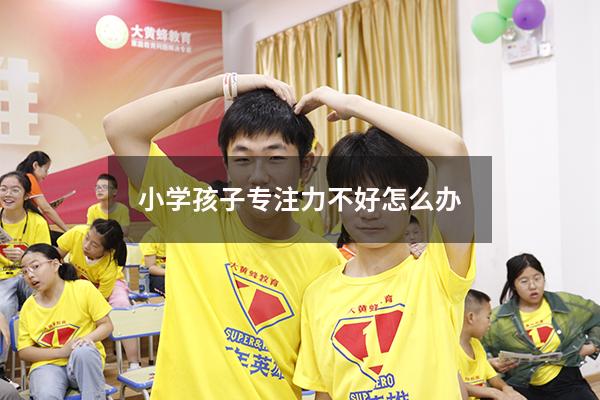 小学孩子专注力不好怎么办