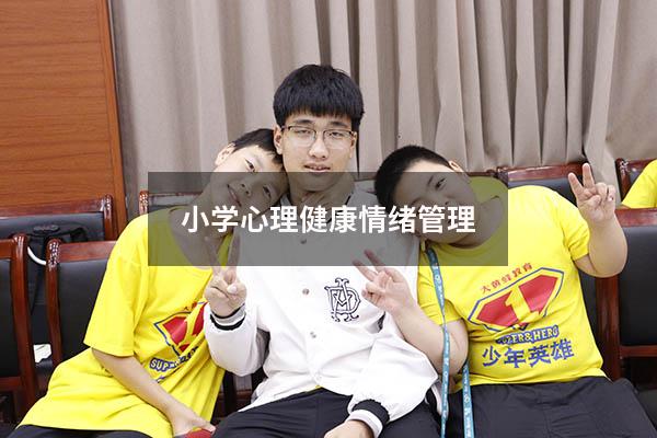 小学心理健康情绪管理