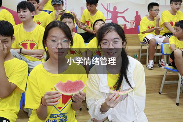 小学情绪管理