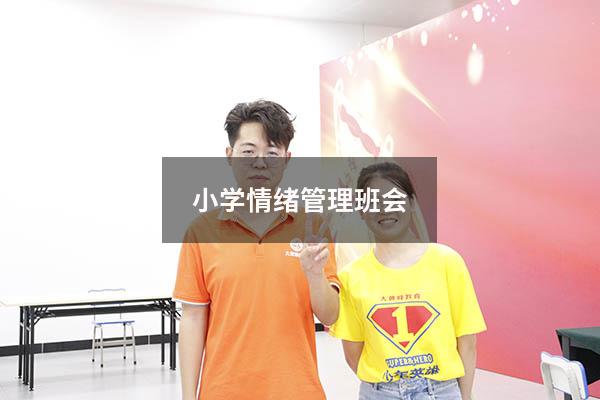 小学情绪管理班会
