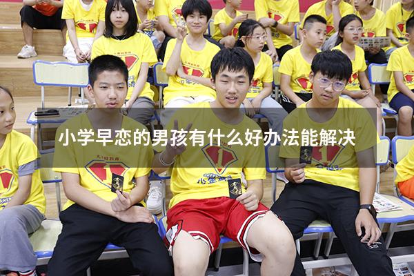 小学早恋的男孩有什么好办法能解决