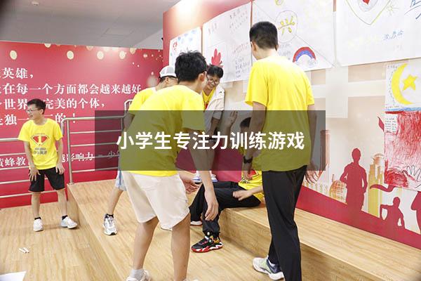 小学生专注力训练游戏