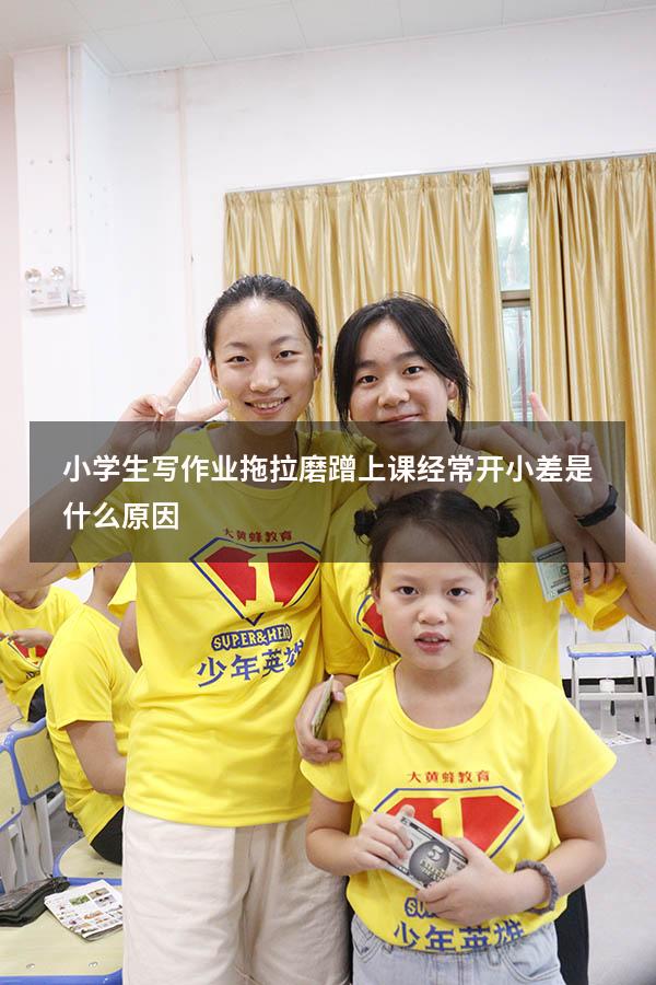 小学生写作业拖拉磨蹭上课经常开小差是什么原因