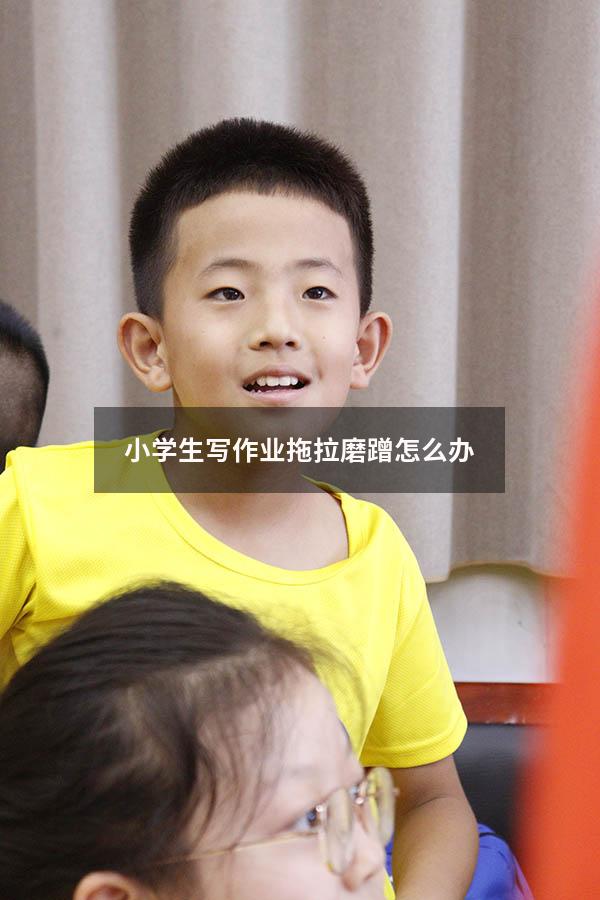 小学生写作业拖拉磨蹭怎么办