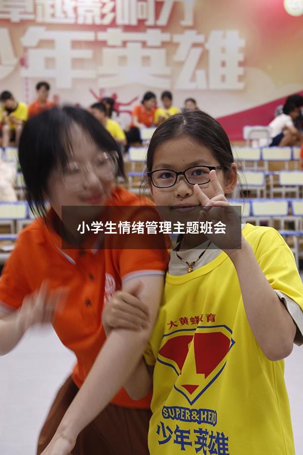 小学生情绪管理主题班会