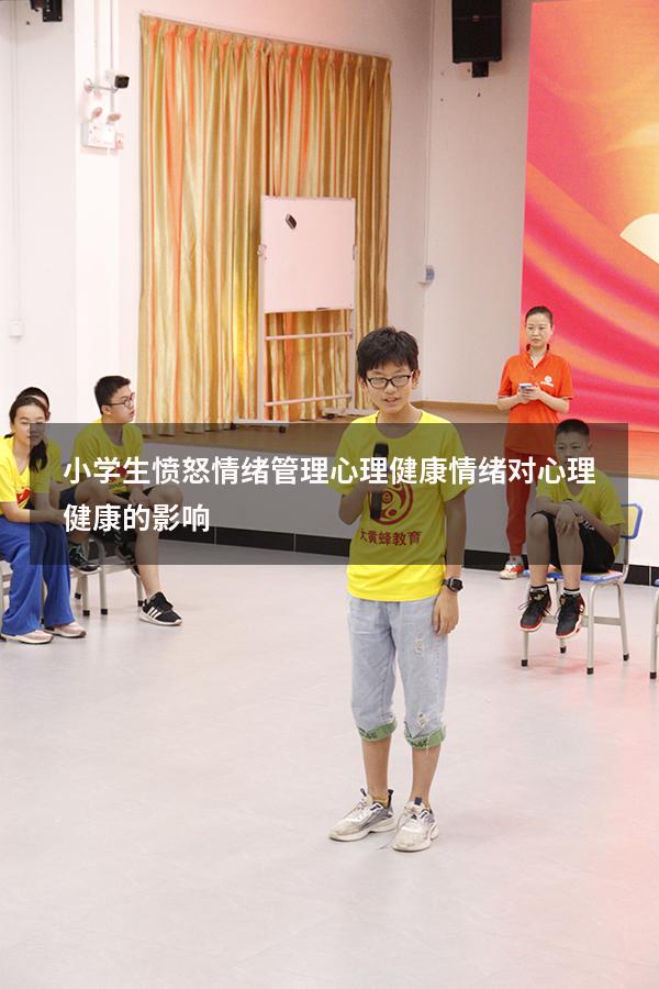小学生愤怒情绪管理心理健康（情绪对心理健康的影响）