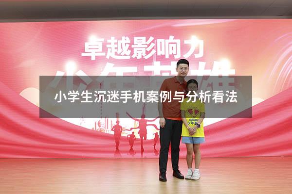 小学生沉迷手机案例与分析看法