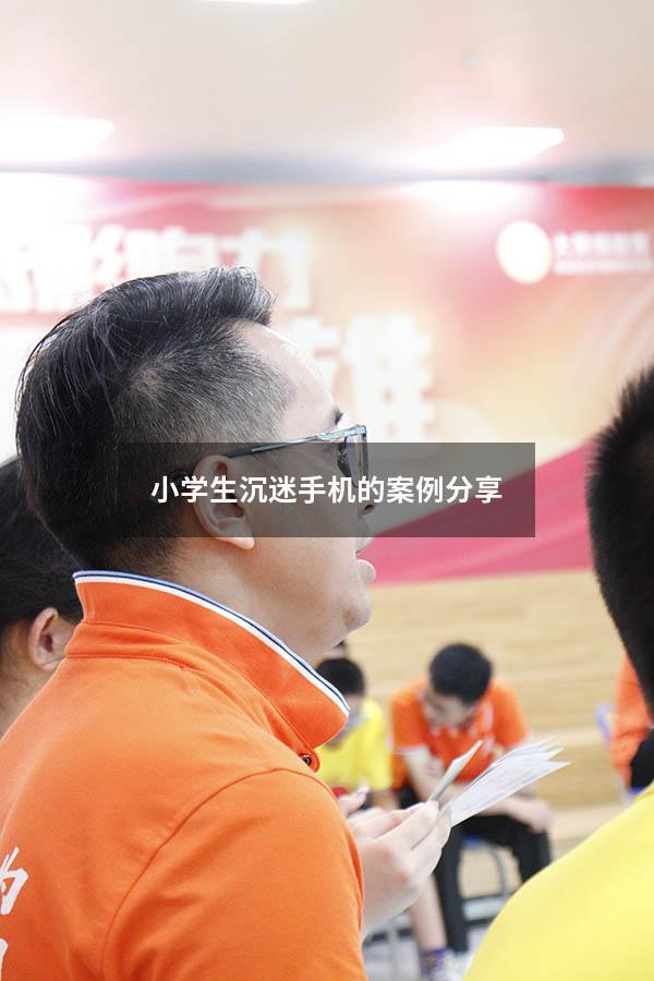 小学生沉迷手机的案例分享
