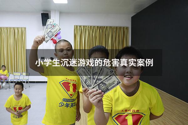 小学生沉迷游戏的危害真实案例