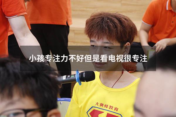 小孩专注力不好但是看电视很专注6345