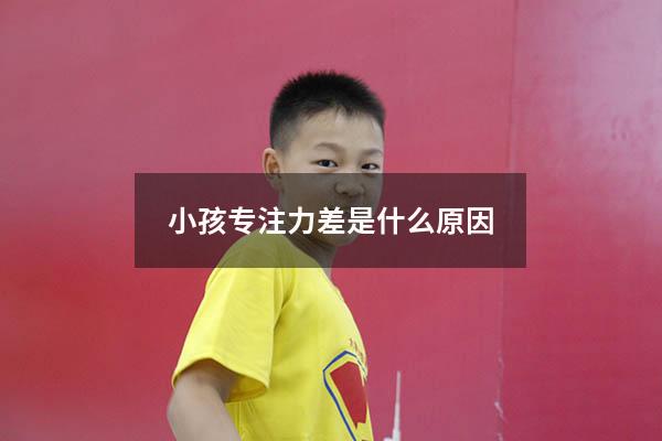 小孩专注力差是什么原因