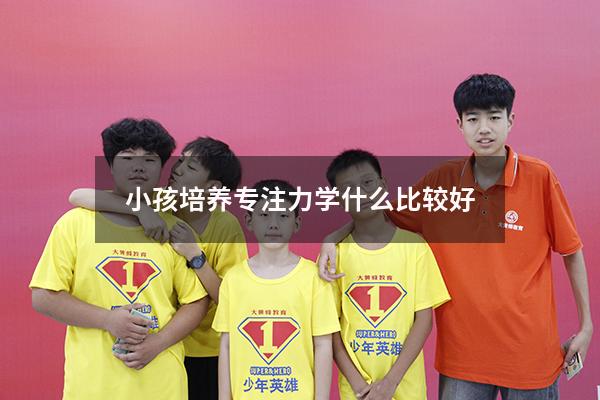 小孩培养专注力学什么比较好