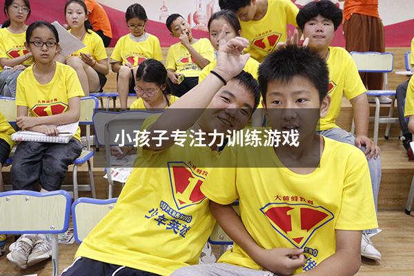 小孩子专注力训练游戏